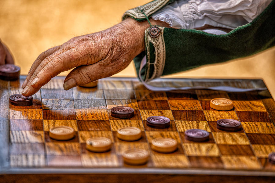 Checkers Photograph - Renaissance Checkers by Teri Reames