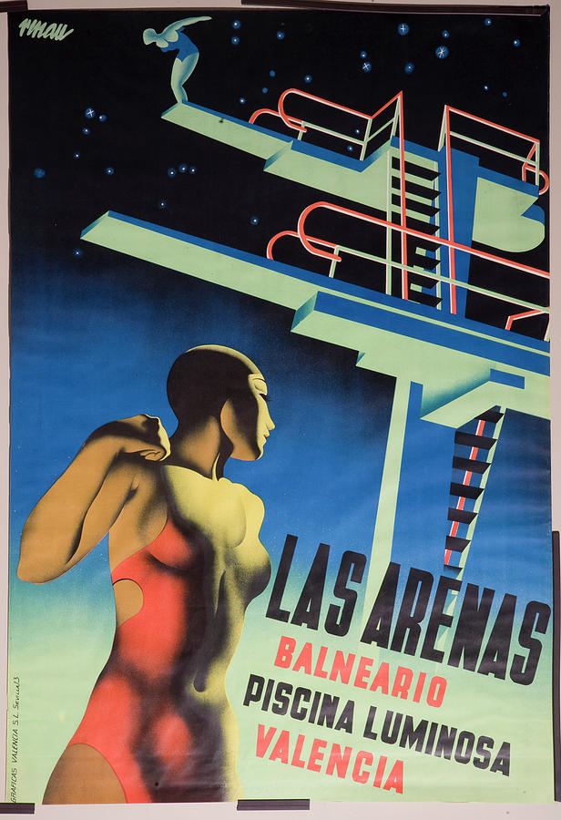 Renau Berenguer Josep  Las Arenas 1932 Painting