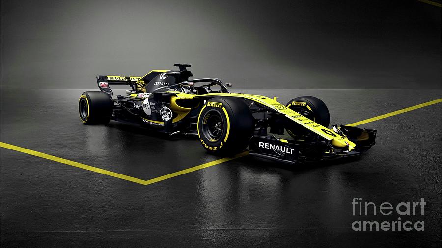 Renault RS18 F1  Photograph by EliteBrands Co