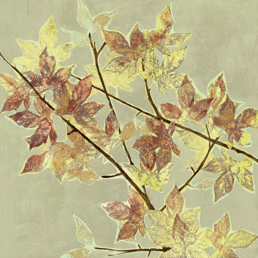 Leaves Painting - Renewed Maple II by Jennifer Goldberger