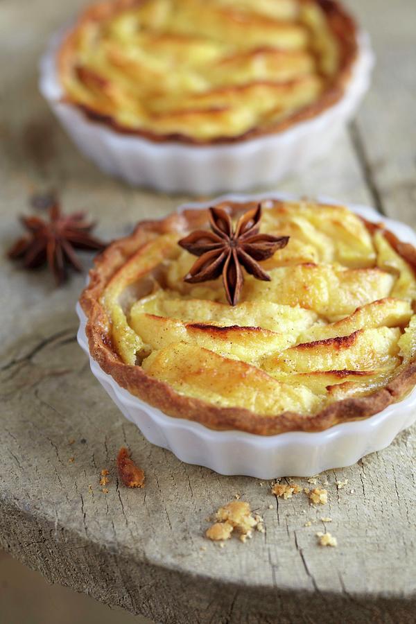 Rennet Apple And Star Anise Individual Pies Photograph by Nikouline