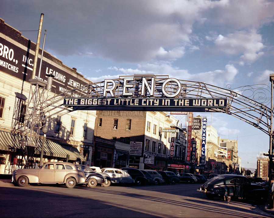 Reno, Biggest Little City In The World Photograph by Camerique