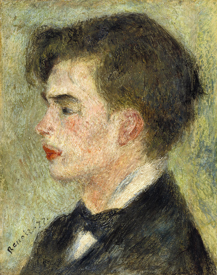 Georges Riviere, 1877 Painting by Auguste Renoir