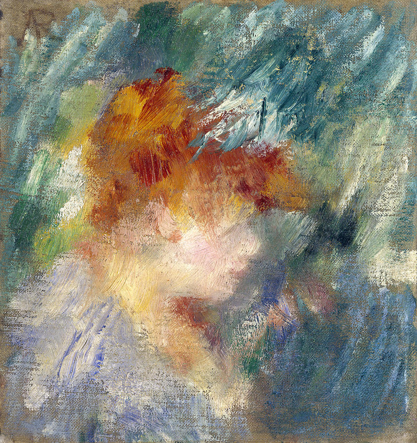 Jeanne Samary, 1878 Painting by Auguste Renoir