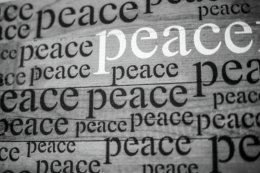 Repeat Peace Photograph by Laura Smith