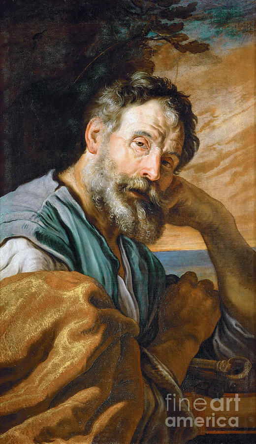 Repentance Of Saint Peter Drawing by Heritage Images