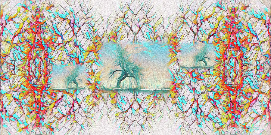 Tree Digital Art - Repetition by Mike Braun