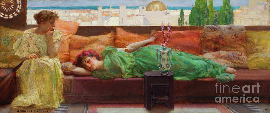 Repose  Painting by Henry Siddons Mowbray