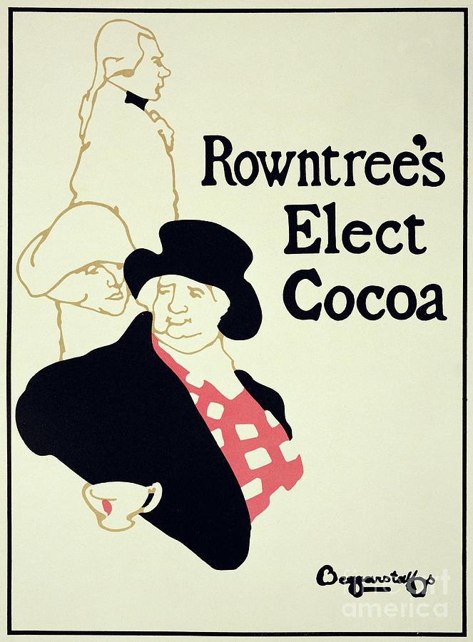 Reproduction Of A Poster Advertising Elect Cocoa Painting by English School