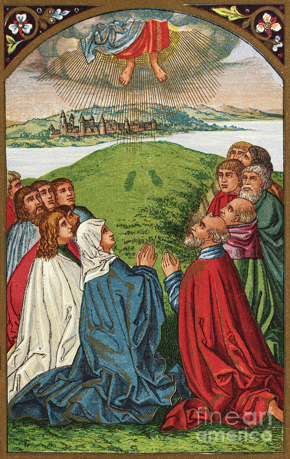 Reproduction Of Medieval Painting Photograph by Bettmann