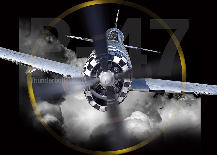 P 47 Photograph - Republic P-47 Thunderbolt by Larry McManus