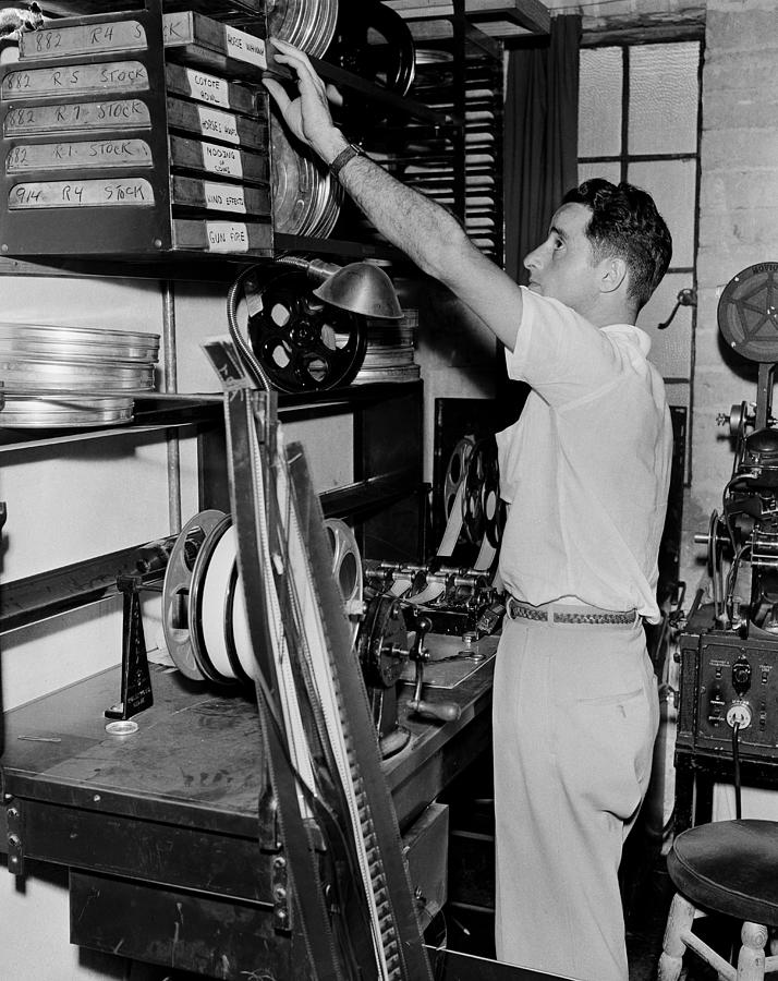 Republic Pictures Film Editor Photograph by Michael Ochs Archives