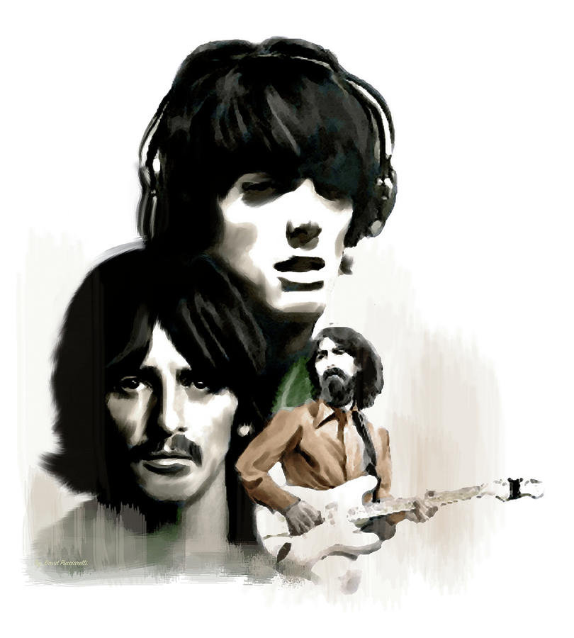 George Harrison A Requiem  Painting by Iconic Images Art Gallery David Pucciarelli