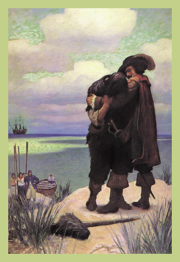 Rescued Painting by N.C. Wyeth