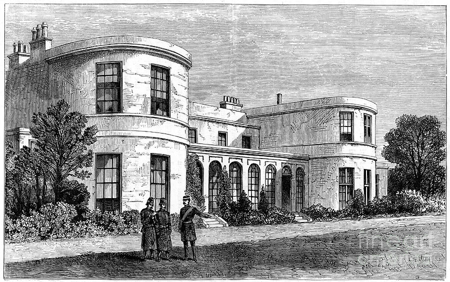 Residence Of The Chief Secretary Drawing by Print Collector