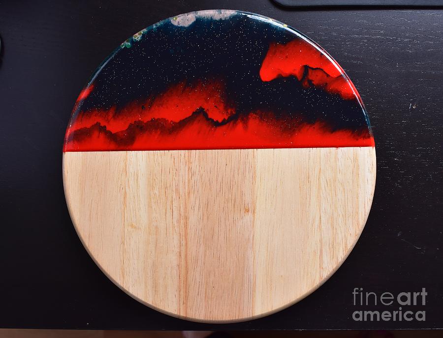 Resin-Cutting Board 17 by Monika Shepherdson Resin-Cutting Board 17 by Monika Shepherdson