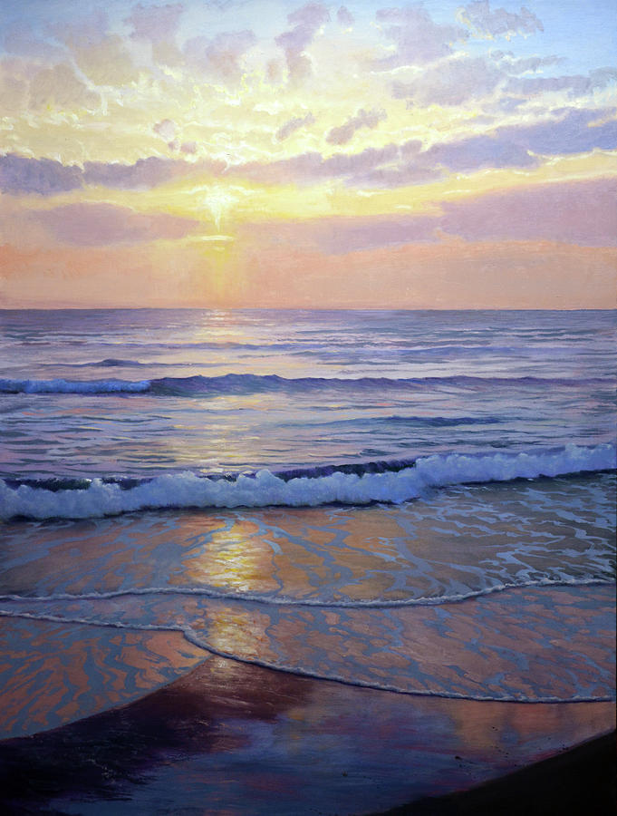 Resplendent Sunset Painting by Armand Cabrera - Fine Art America