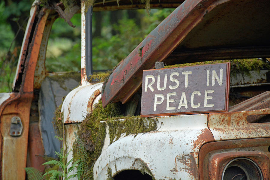 Rest in Rusty Peace Photograph by Bruce Gourley
