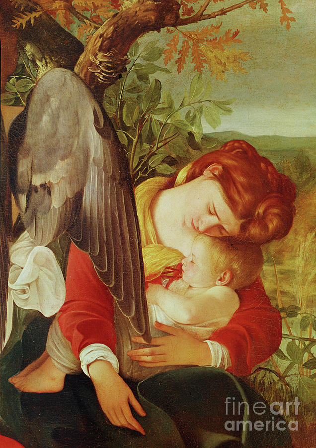 Rest On The Flight Into Egypt, Circa 1603 Oil On Canvas, Detail Painting by Michelangelo Merisi Da Caravaggio