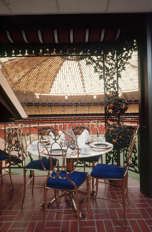 Vertical Photograph - Restaurant At The Astrodome by Mark Kauffman