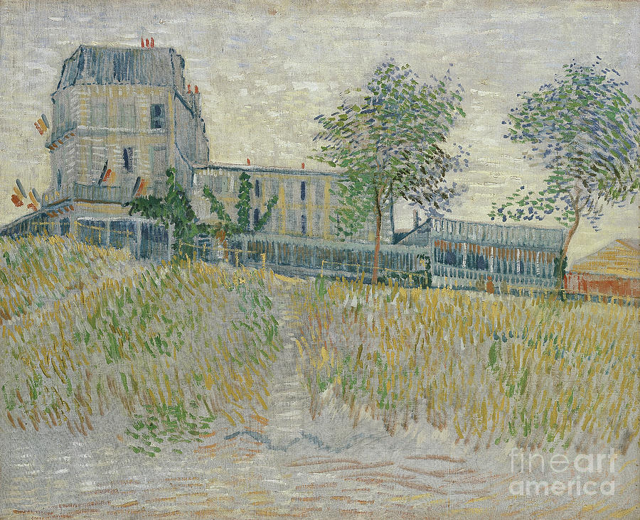 Restaurant De La Sirene, Asnieres, 19th Century Painting by Vincent Van Gogh