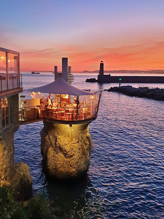 Restaurant on the Rock Photograph by Andrea Whitaker Restaurant on the Rock Photograph by Andrea Whitaker