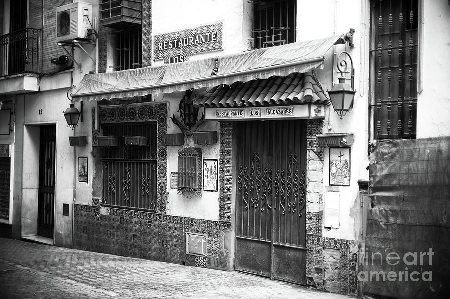 Restaurante los Alcazares in Seville Photograph by John Rizzuto