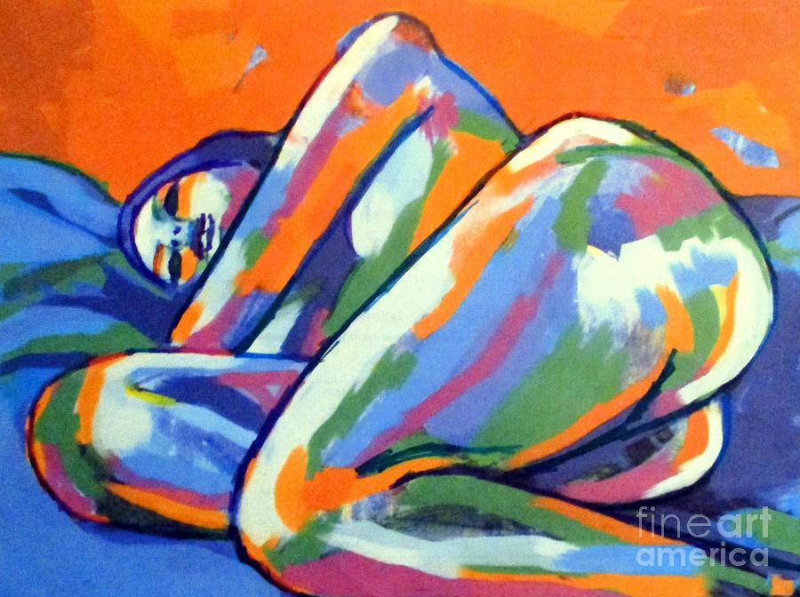 Restful woman study by Helena Wierzbicki Restful woman study by Helena Wierzbicki