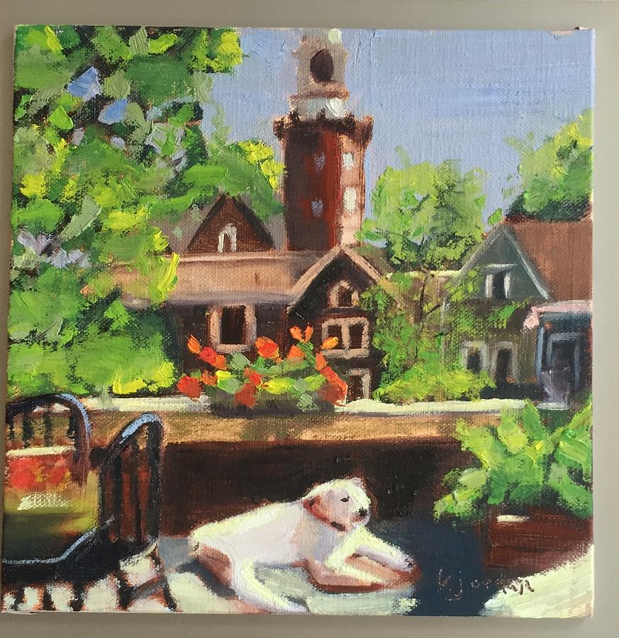 Resting In Time Painting by Karen Jordan Resting In Time Painting by Karen Jordan