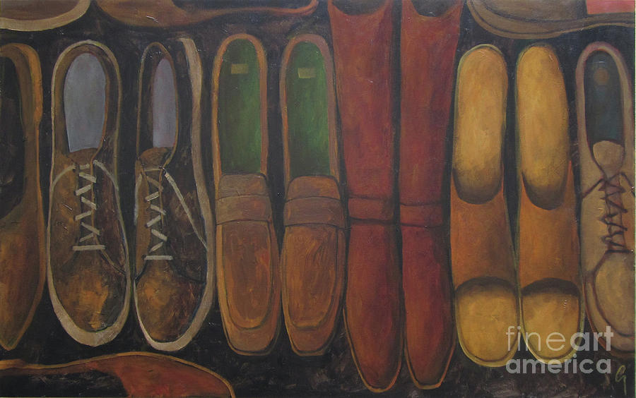Resting Soles Painting by Glenn Quist