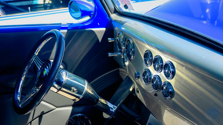 Restored Car Interior Photograph by Cathy Anderson