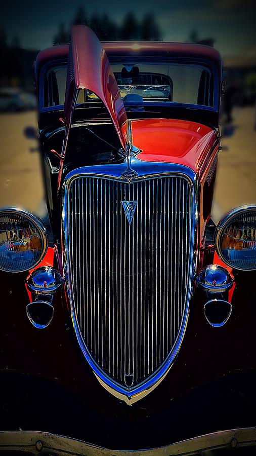 Restored Classic Ford Photograph by Jerry Abbott
