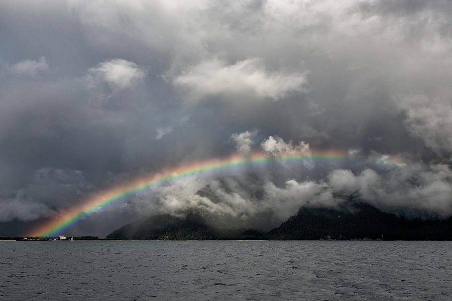 Resurrection Bay Rainbow Photograph by Tony Hake