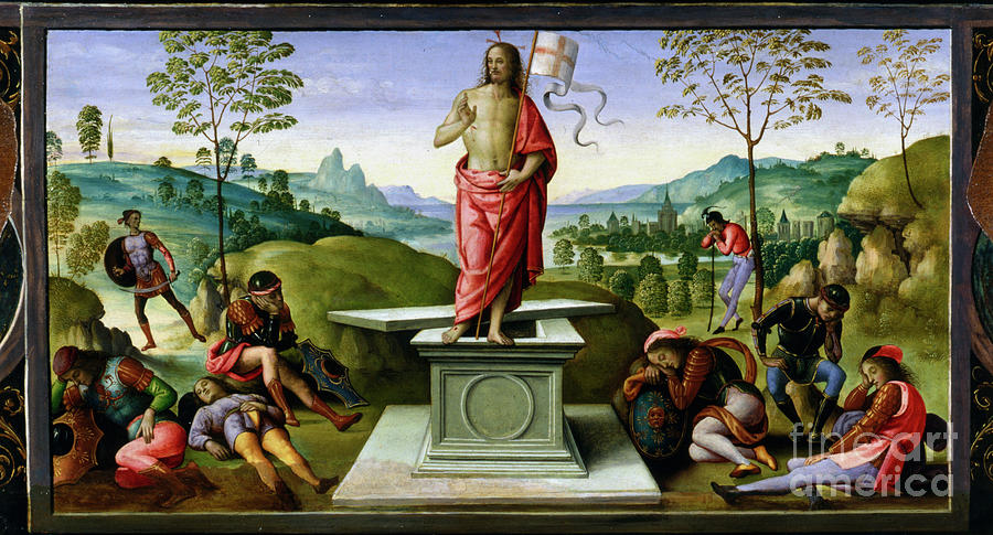 Resurrection Of Christ, 1495. Artist Drawing by Print Collector