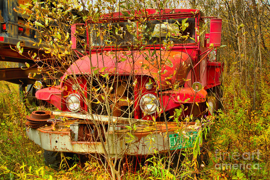 Retired Fire Truck Water Tanker Photograph by Adam Jewell