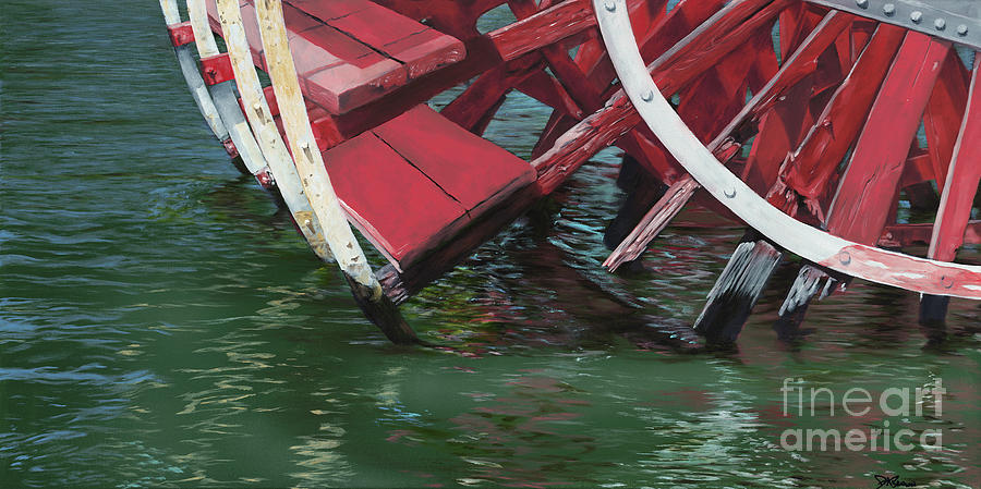 Retired Paddle-Wheel by D A Brown Retired Paddle-Wheel by D A Brown