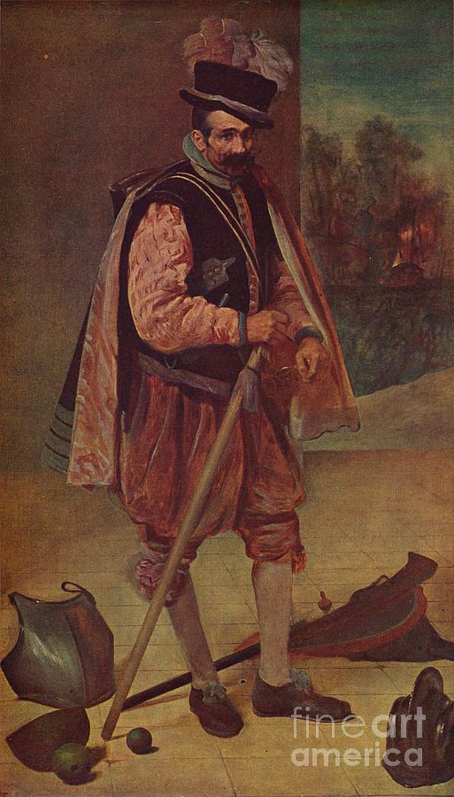 Retrato Del Bufon Don Juan De Austria Drawing by Print Collector