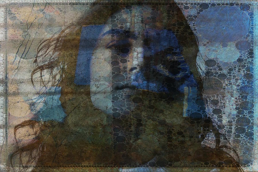 Portrait Digital Art - Retro _ Behind Blue Eyes  by Paul Lovering
