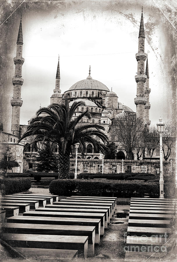 Retro Blue Mosque in Istanbul Photograph by John Rizzuto