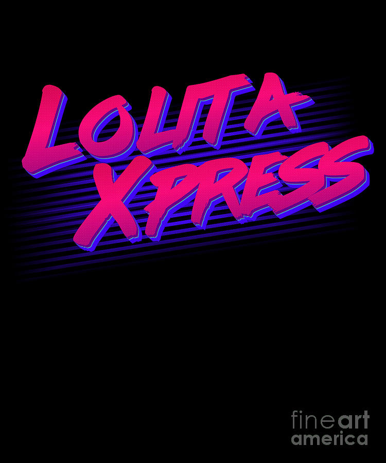 Retro Lolita Express Digital Art by Flippin Sweet Gear