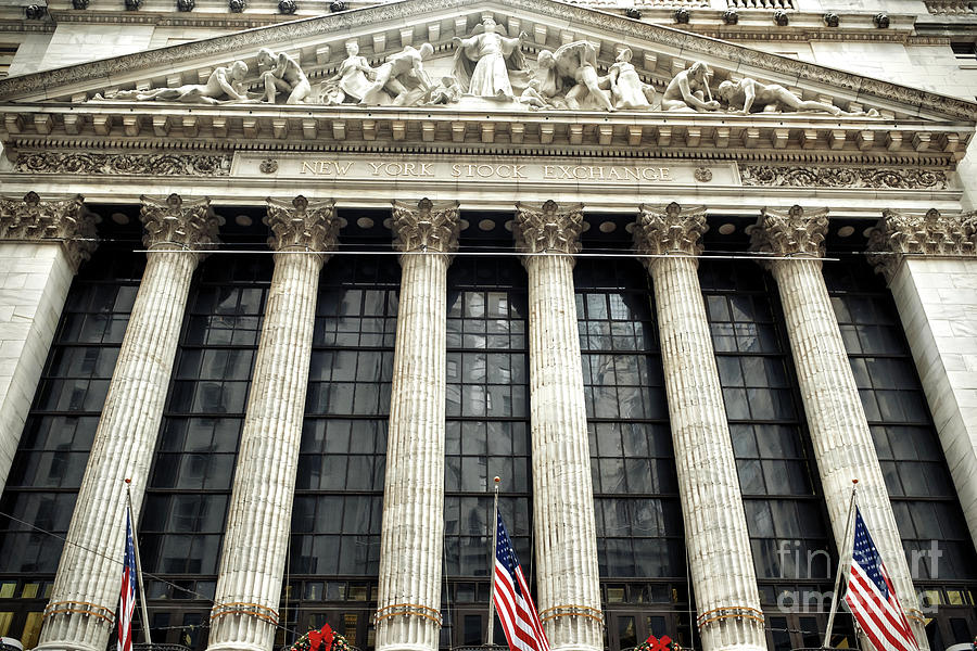 Retro New York Stock Exchange in New York City Photograph by John Rizzuto