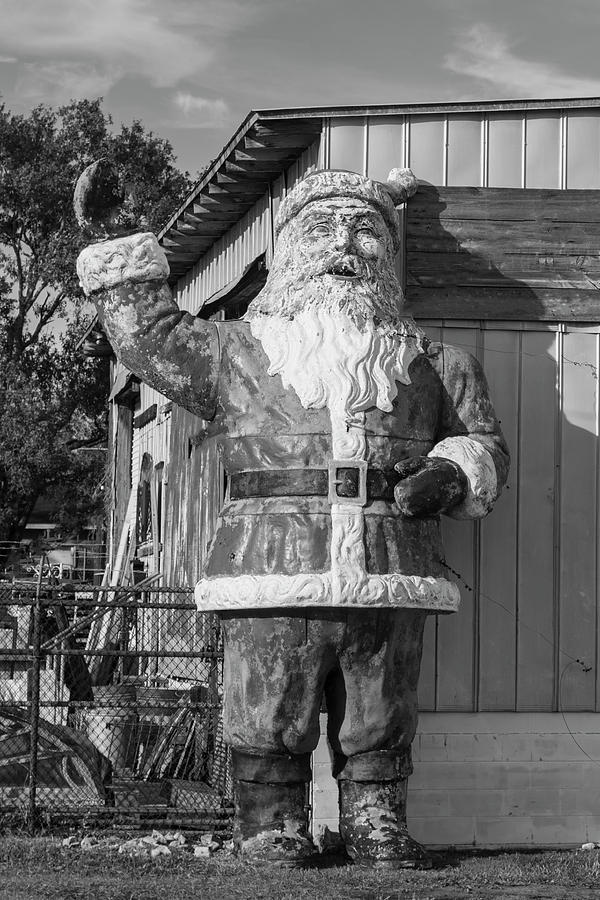 Retro Santa Statue Photograph by Robert Wilder Jr