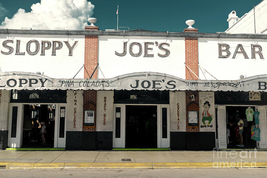 Retro Sloppy Joes in Key West Photograph by John Rizzuto