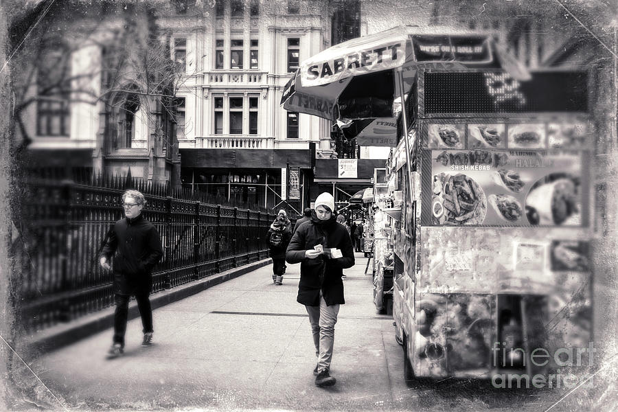 Retro Walk in Old New York City Photograph by John Rizzuto