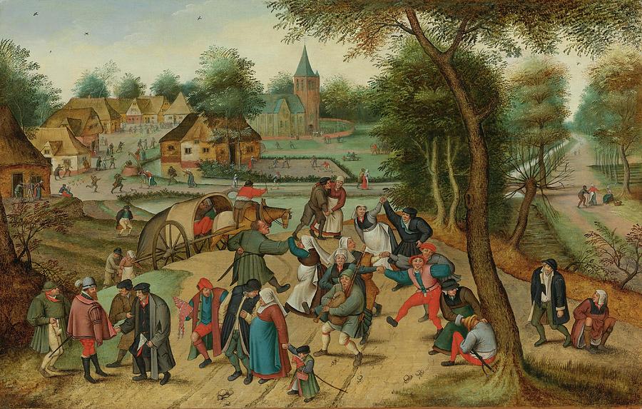 Return From The Kermesse Painting by Pieter Brueghel The Younger - Fine ...