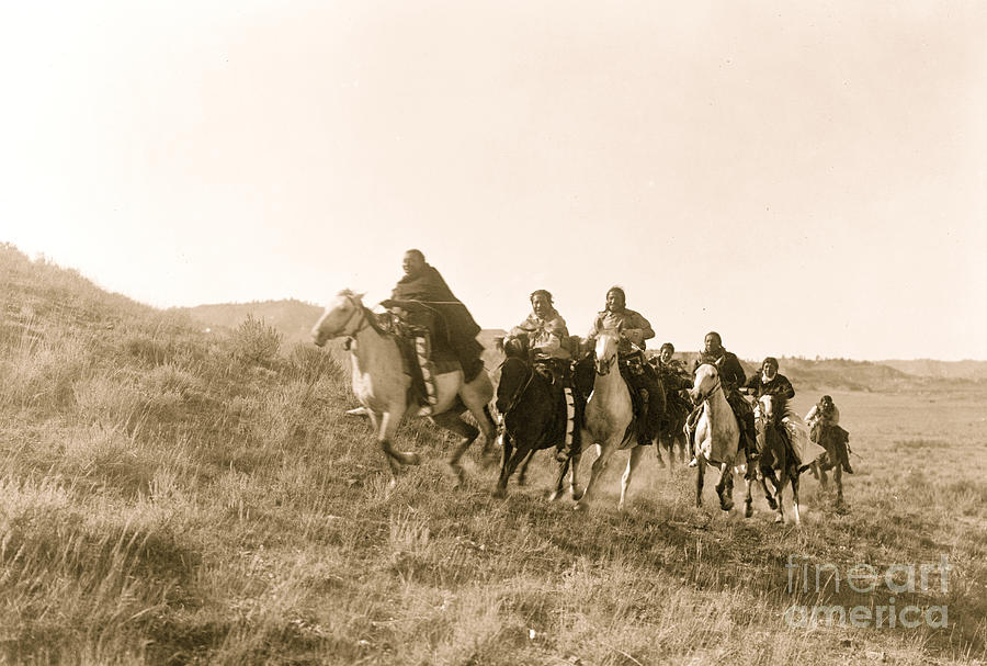 Return of scouts Cheyenne 1910 Photograph by American School