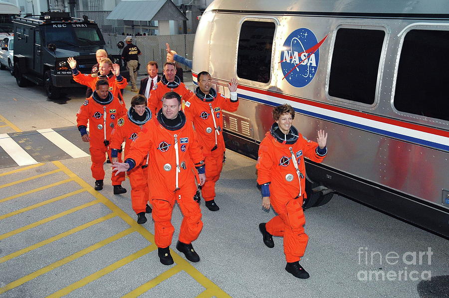 Return To Flight Astronauts Photograph by Nasa/science Photo Library