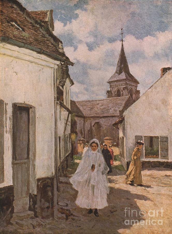 Returning From The First Communion Drawing by Print Collector