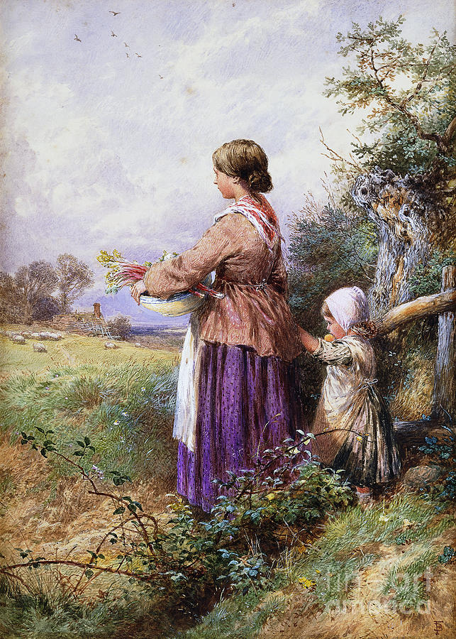 Returning Home Painting by Myles Birket Foster - Fine Art America