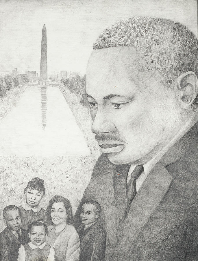 Martin Luther King Jr Drawing Mlk